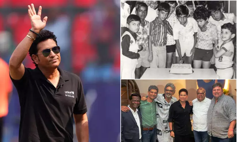 അപൂർവ സൗഹൃദ ചിത്രവുമായി സചിന്റെ ഫ്രണ്ട്ഷിപ് ഡേ ആശംസ