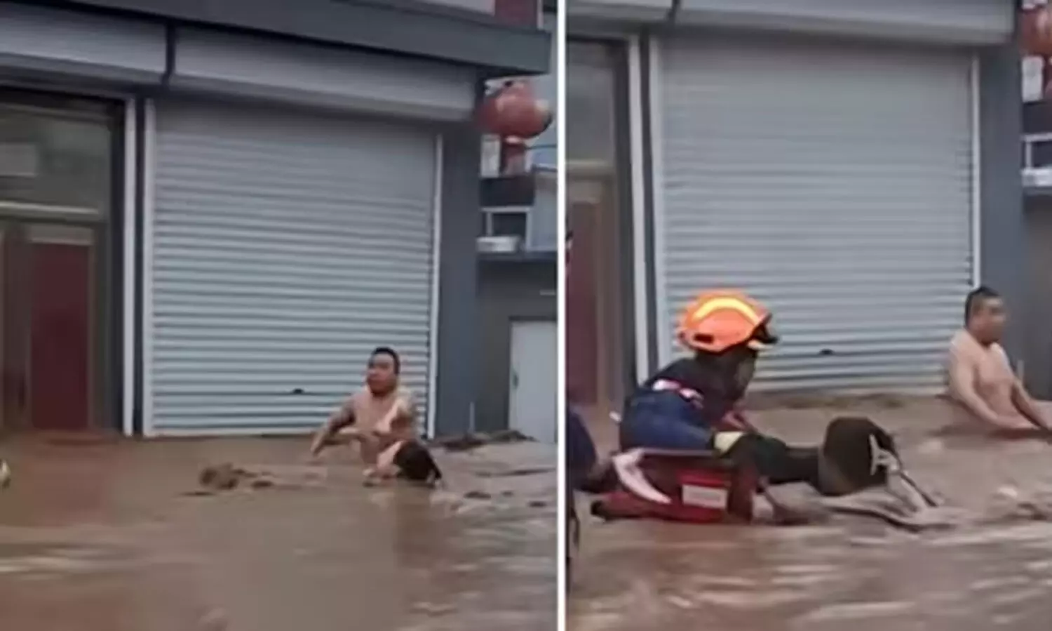 ആദ്യം എന്റെ ഭാര്യയെ രക്ഷിക്കൂ, അവൾക്ക് നീന്താനറിയില്ല; പ്രളയ ജലത്തിൽ മുങ്ങിത്താഴുന്നതിനിടെ  ചൈനീസ് യുവാവ് രക്ഷാപ്രവർത്തകരോട് പറഞ്ഞു