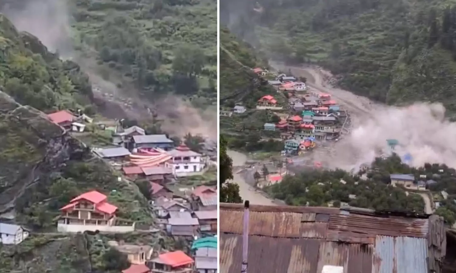 ഒരു പ്രദേശമാകെ ഒലിച്ചുപോയി; ഉത്തരകാശിയിൽ ഭീതിപ്പെടുത്തുന്ന ദൃശ്യങ്ങൾ VIDEO