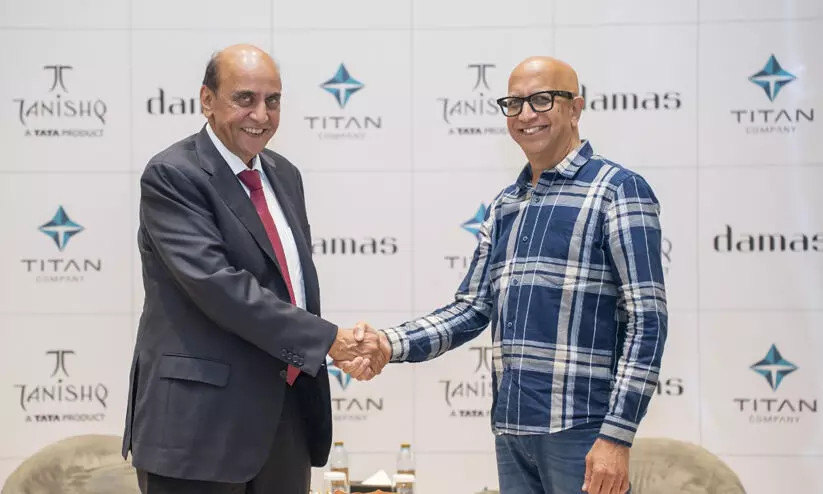 ദമാസ്​ ജ്വല്ലറിയുടെ 67 ശതമാനം ഓഹരി സ്വന്തമാക്കി തനിഷ്ക്