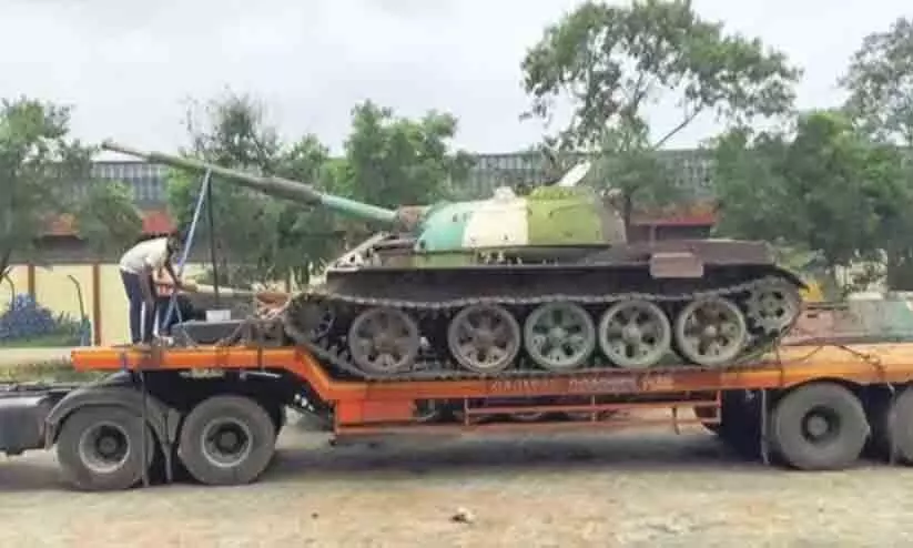 ഇന്ത്യ-പാക് യുദ്ധത്തിൽ നിർണായക പങ്ക് വഹിച്ച ടാങ്ക് പ്രദർശനത്തിന്