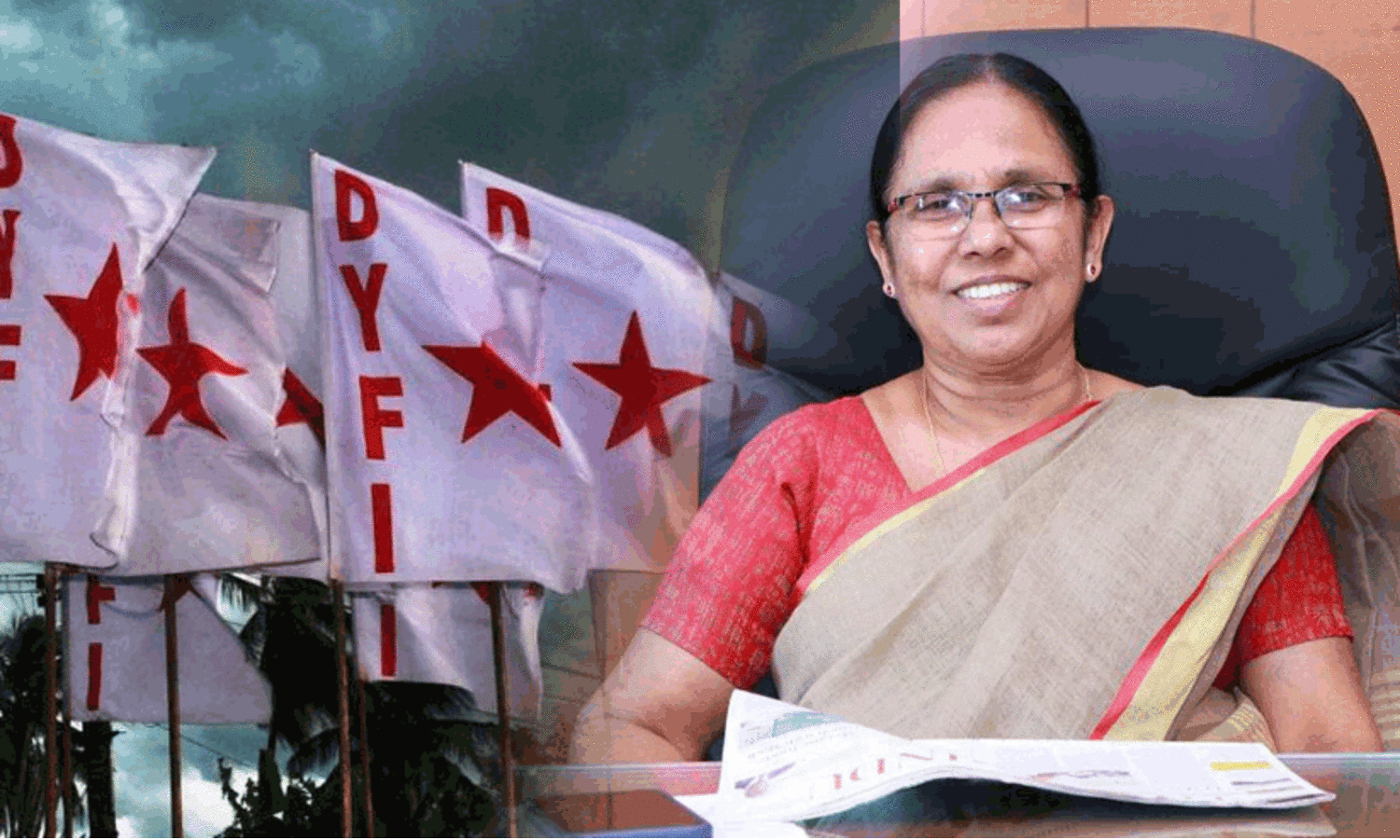 വധശ്രമക്കേസിലെ പ്രതികൾക്കുള്ള യാത്രയയപ്പ്; കെ.കെ ശൈലജയെ പിന്തുണച്ച് ഡി.വൈ.എഫ്.ഐ