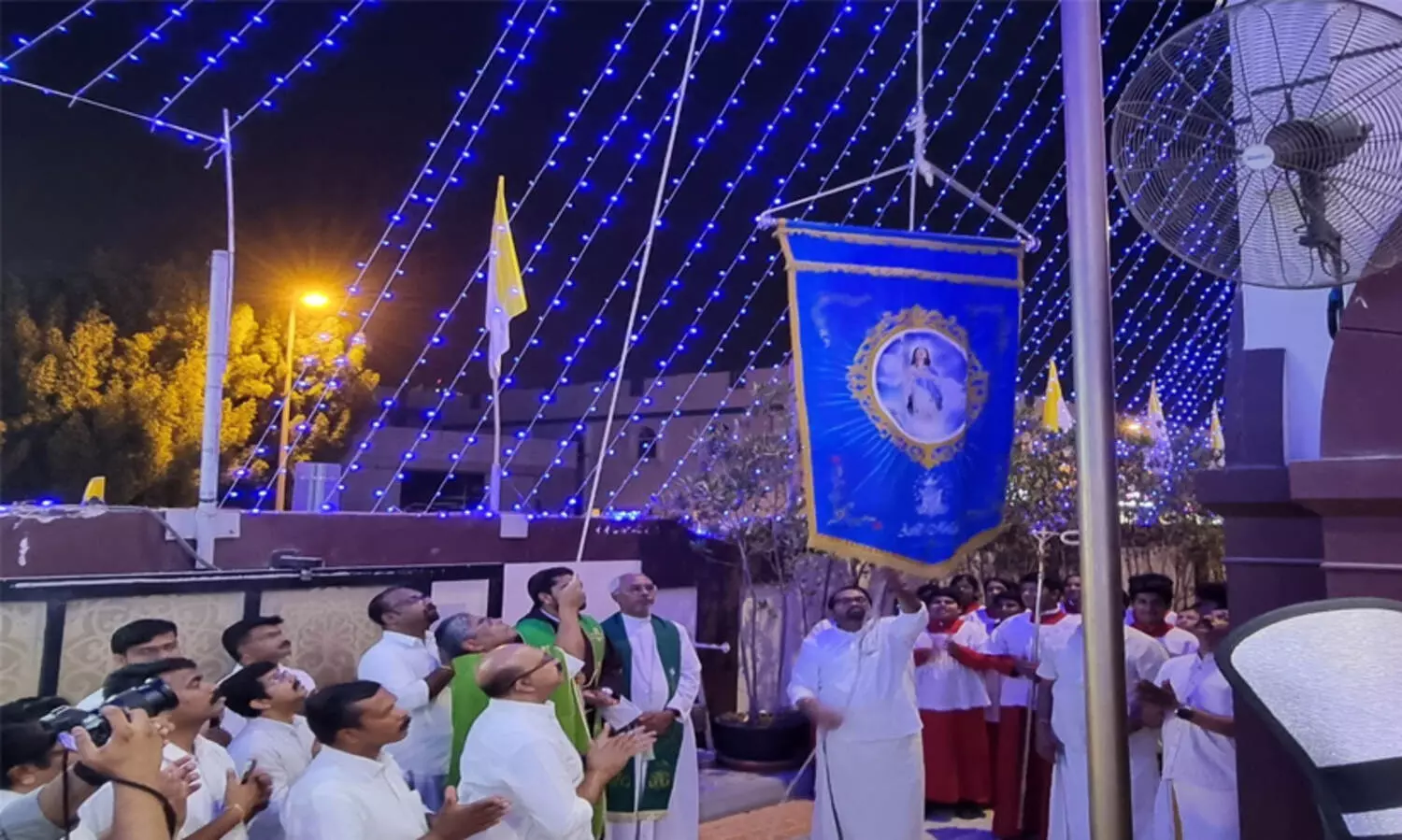 സെന്റ്മൈക്കിൾസ് കത്തോലിക്കാ ദേവാലയത്തിൽ സ്വർഗാരോപണ തിരുനാളിന് തുടക്കം