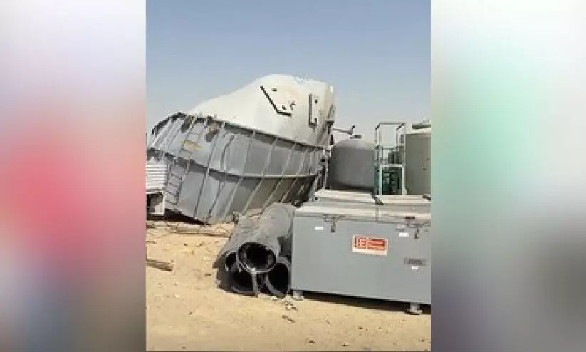 ശു​ചീ​ക​ര​ണ​ത്തി​നി​ടെ വാ​ട്ട​ർ ടാ​ങ്ക് പൊ​ട്ടി​ത്തെ​റി​ച്ച് മൂ​ന്ന് പ്ര​വാ​സി​ക​ൾ മ​രി​ച്ചു