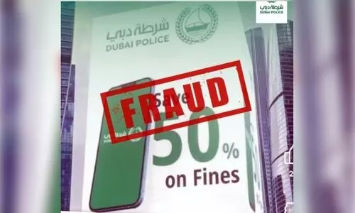 ‘ട്രാഫിക്​ പിഴയിൽ ഇളവ്’​: ദുബൈയിൽ തട്ടിപ്പ്​ സംഘം അറസ്റ്റിൽ