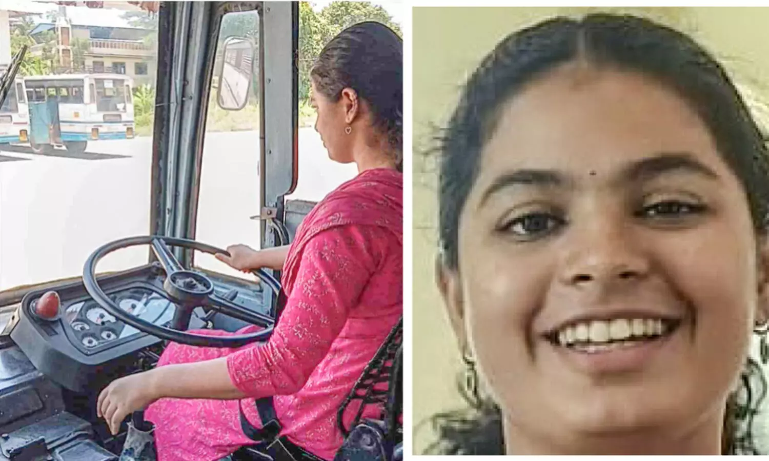 പൊ​ന്നാ​നി ഡി​പ്പോ​യി​ല്‍നി​ന്ന് ഹെ​വി ലൈ​സ​ന്‍സ് എ​ടു​ക്കു​ന്ന ആ​ദ്യ വ​നി​ത ആ​ര്യ​ന​ന്ദ