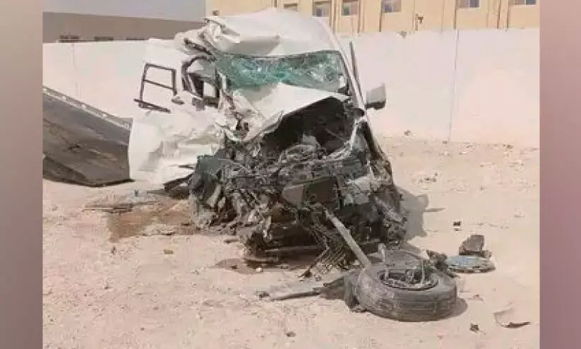 ഹാ​ഫി​റ​യി​ലെ വാ​ഹ​നാ​പ​ക​ടം; അ​ശ്ര​ദ്ധ​മാ​യി ബ​സ് ഓ​ടി​ച്ച ഡ്രൈ​വ​ർ അ​റ​സ്റ്റി​ൽ