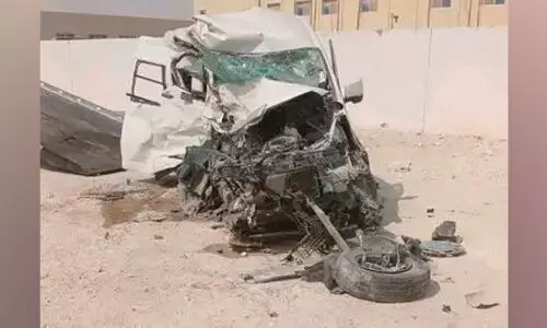 ഹാഫിറയിലെ വാഹനാപകടം; അശ്രദ്ധമായി ബസ് ഓടിച്ച ഡ്രൈവർ അറസ്റ്റിൽ ഹാഫിറയിലെ വാഹനാപകടം; അശ്രദ്ധമായി ബസ് ഓടിച്ച ഡ്രൈവർ അറസ്റ്റിൽ