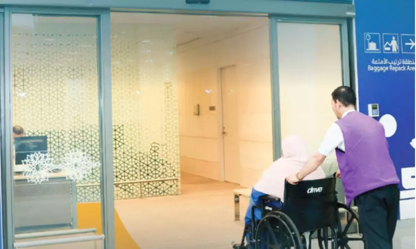 മ​സ്ക​ത്ത് വി​മാ​ന​ത്താ​വ​ള​ത്തി​ൽ ഭി​ന്ന​ശേ​ഷി​ക്കാ​ർ​ക്ക് ശു​ഭ​യാ​ത്ര