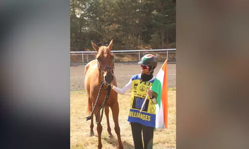 ലോക കുതിരയോട്ട മൽസരത്തിൽ വീണ്ടും നേട്ടംകൊയ്ത്​ നിദ അഞ്ജും