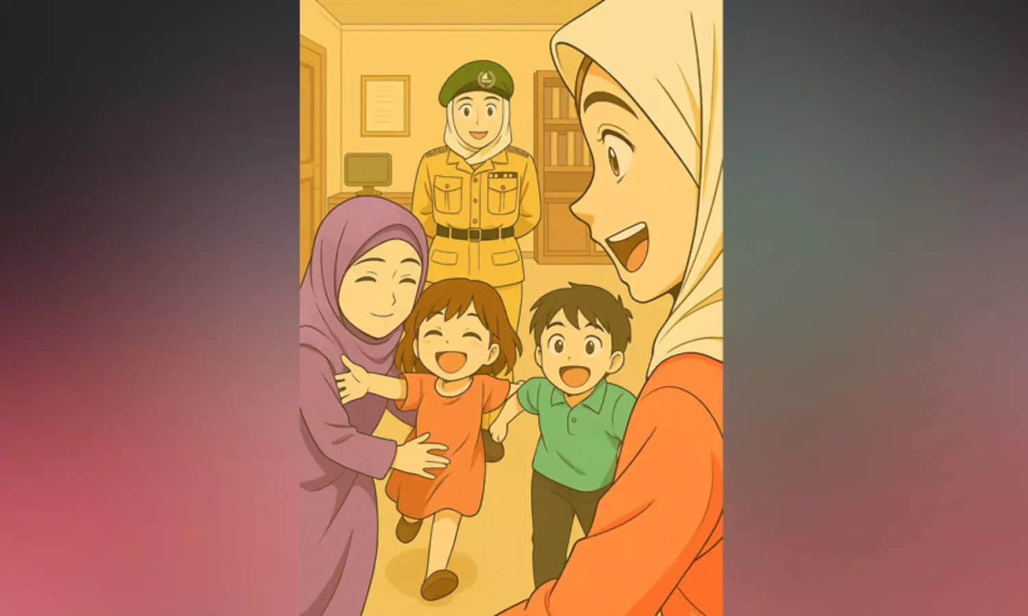 ദുബൈ പൊലീസ്​ ഇടപെടൽ തടവറയിൽ അമ്മയും മക്കളും സംഗമിച്ചു