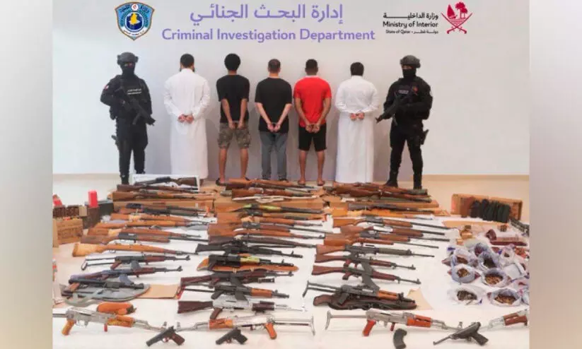 ആയുധക്കടത്ത്: അഞ്ചുപേർ പിടിയിൽ ആയുധക്കടത്ത്: അഞ്ചുപേർ പിടിയിൽ