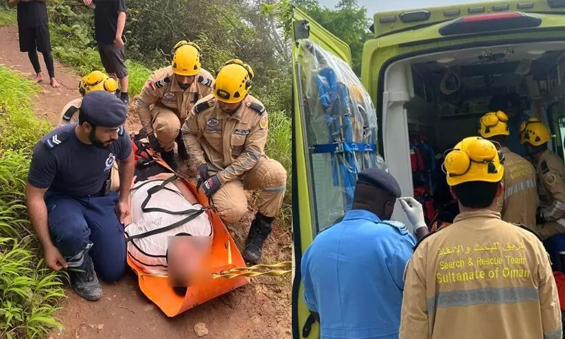 ദോഫാറിൽ പർവ്വത പ്രദേശത്തുനിന്ന് വീണ് ഒരാൾക്ക് പരിക്ക്