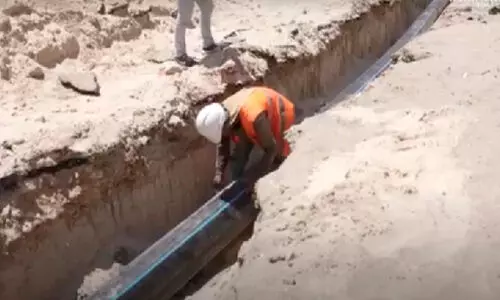 ഗ​സ്സ​ക്ക് ജീ​വ​ജ​ലം; പൈ​പ്പ്​​ലൈ​ൻ പ​ദ്ധ​തി പു​രോ​ഗ​മി​ക്കു​ന്നു