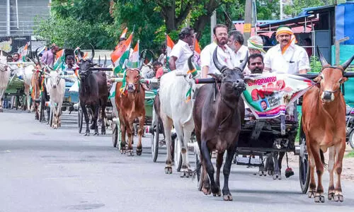എ​ൽ.​ഡി.​എ​ഫ് സ​ർ​ക്കാ​ർ കേ​ര​ള​ത്തെ കാ​ള​വ​ണ്ടി യു​ഗ​ത്തി​​ലെ​ത്തി​ച്ചു -എ. ​ത​ങ്ക​പ്പ​ൻ