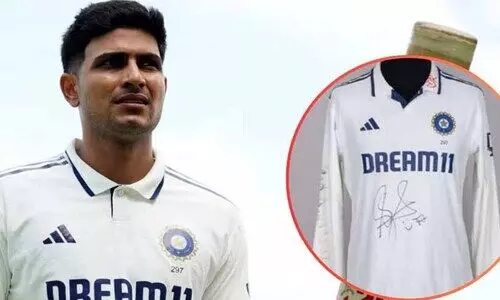 ഗില്ലിന്റെ ജഴ്സിക്ക് ലേലത്തിൽ പൊന്നും വില; റൂട്ടിനെയും മറികടന്നു