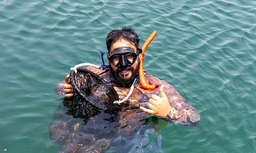 കൗതുകമുണർത്തി ബഹ്റൈൻ പേൾ ഡൈവിങ് മത്സരം