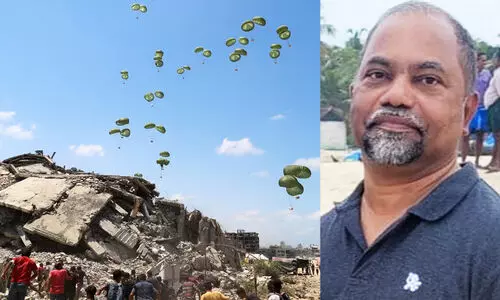 gaza airdrops-Jacob K Philip