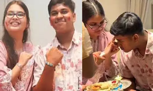 മതത്തിനപ്പുറം സാഹോദര്യത്തിനുമപ്പുറം... തനിക്കു കൈ ദാനം നൽകിയ പെൺകുട്ടിയുടെ സഹോദരന് അനംത അഹമ്മദിന്റെ രാഖി