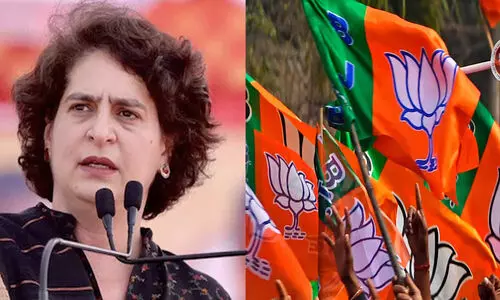 പ്രിയങ്ക ഗാന്ധിയെ കാണാനില്ല, കണ്ടെത്തി തരണം; പൊലീസിൽ പരാതിയുമായി ബി.ജെ.പി