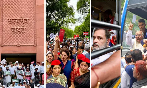 അവർക്ക് നമ്മെ തടവിലിടാൻ കഴിഞ്ഞേക്കാം, പക്ഷേ ഇന്ത്യയുടെ വായടപ്പിക്കാൻ കഴിയില്ല -രാഹുൽ ഗാന്ധി