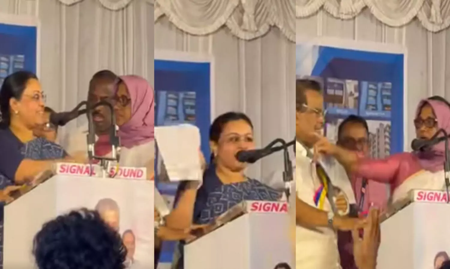 മന്ത്രീ രണ്ടുവർത്താനം പറയരുത്..; മന്ത്രി വീണ ജോർജും മഞ്ചേരി നഗരസഭ ചെയർപേഴ്സനും വേദിയിൽ ഏറ്റുമുട്ടി