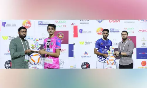 കെ.​എം.​സി.​സി റി​യാ​ദ് ഗ്രാ​ൻഡ് റ​യാ​ൻ സൂ​പ്പ​ർ ക​പ്പ് ടൂ​ർ​ണ​മെ​ന്റിൽ അ​സീ​സി​യ സോ​ക്ക​ർ, റെ​യി​ൻ​ബോ എ​ഫ്‌.​സി എ​ന്നി​വ​ർ​ക്ക് ജ​യം