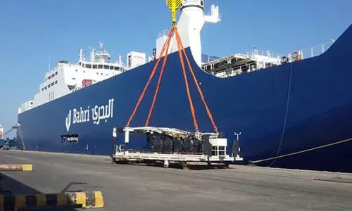 ഇ​സ്രാ​യേ​ലി​ലേ​ക്ക് ച​ര​ക്ക് നീ​ക്കം ന​ട​ത്തി​യെ​ന്ന   ആ​രോ​പ​ണം നി​ഷേ​ധി​ച്ച് ബ​ഹ്‌​രി സൗ​ദി ഷി​പ്പിങ് ക​മ്പ​നി