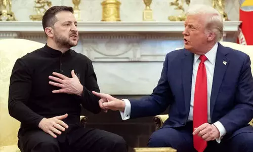 Zelensky and Donald Trump