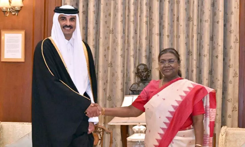 ഇന്ത്യയും ഖത്തറും സൗഹൃദ കിസ്സ തുടരുന്നു