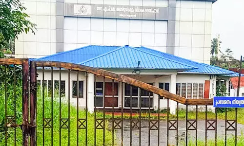 കാടുകയറി നശിച്ച് തിരുവാതുക്കൽ ടൗൺഹാൾ; ഒന്നും ചെയ്യാതെ തിരിഞ്ഞുകളിച്ച് അധികൃതർ കാടുകയറി നശിച്ച് തിരുവാതുക്കൽ ടൗൺഹാൾ; ഒന്നും ചെയ്യാതെ തിരിഞ്ഞുകളിച്ച് അധികൃതർ