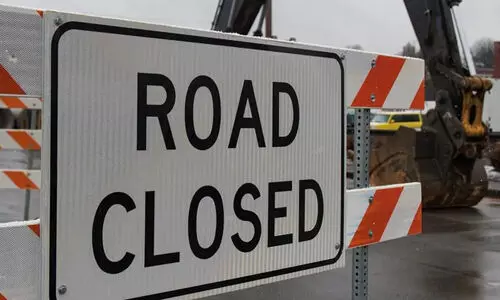 road closed
