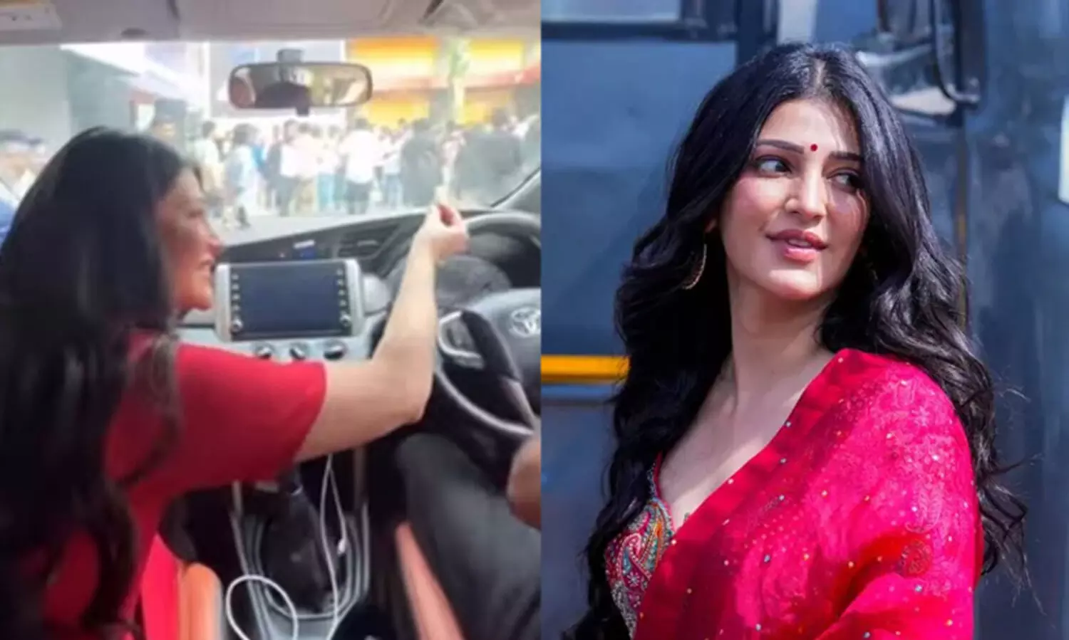 ഞാനീ സിനിമയിലുണ്ട് ചേട്ടാ, അകത്തേക്ക് വിടുമോ; കൂലി കാണാനെത്തിയ ശ്രുതി ഹാസനെ തടഞ്ഞ് സുരക്ഷ ജീവനക്കാരൻ