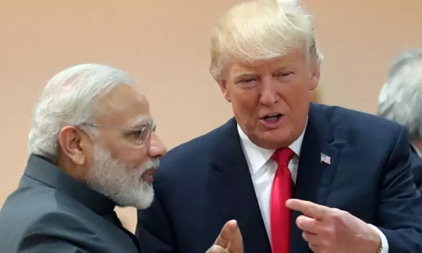 ‘ചിലപ്പോൾ എനിക്കത് ചെയ്യേണ്ടിവരില്ല’; ഇന്ത്യക്കുമേൽ ചുമത്തിയ അധിക തീരുവ ഒഴിവാക്കുമെന്ന സൂചന നൽകി ട്രംപ് ‘ചിലപ്പോൾ എനിക്കത് ചെയ്യേണ്ടിവരില്ല’; ഇന്ത്യക്കുമേൽ ചുമത്തിയ അധിക തീരുവ ഒഴിവാക്കുമെന്ന സൂചന നൽകി ട്രംപ്