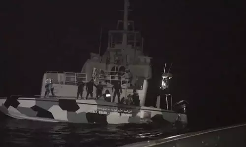 സമുദ്രാതിർത്തിയിലൂടെ കടത്താൻ ശ്രമം: 100 കിലോ ഹാഷിഷ് പിടികൂടി