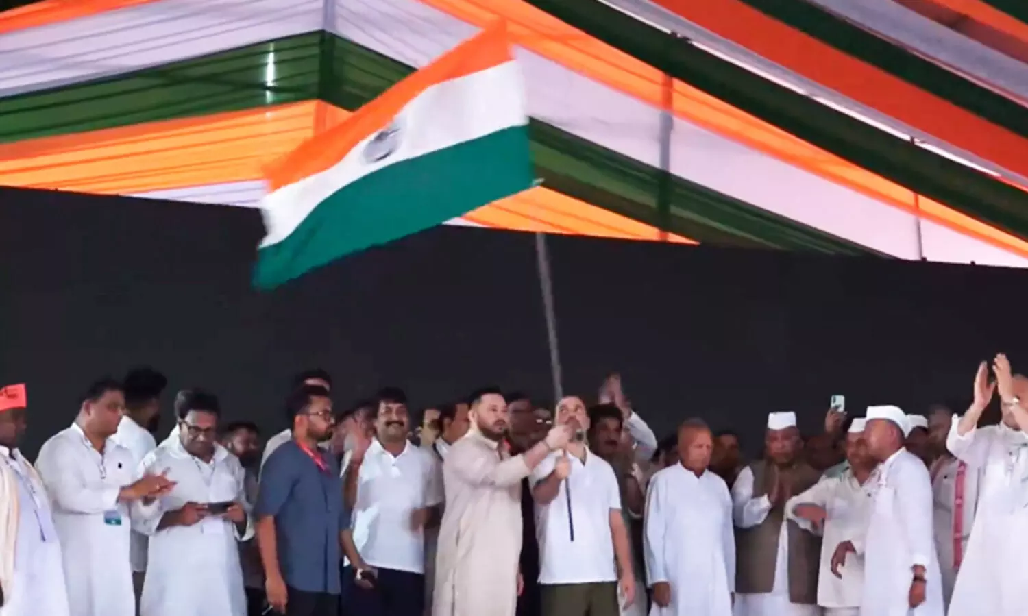 Rahul Gandhi and Voter Adhikar Yatra