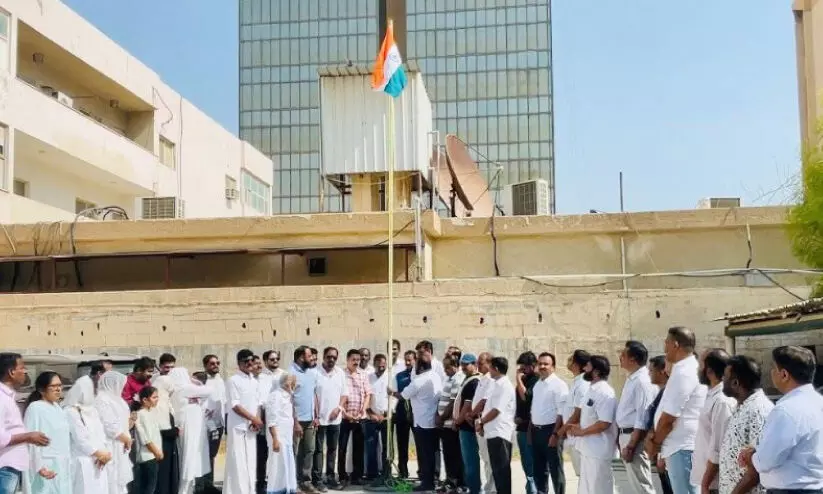 ദ​മ്മാം ഒ.​ഐ.​സി.​സി സ്വാ​ത​ന്ത്ര്യദി​നാ​ഘോ​ഷം