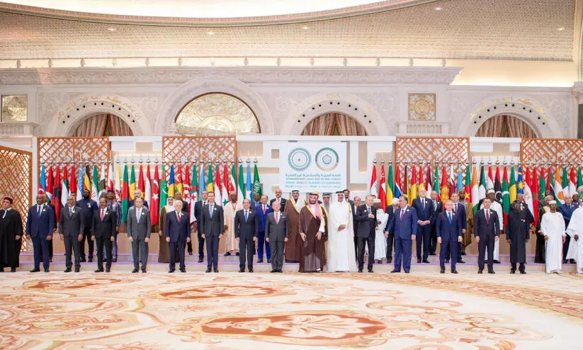 ‘ഗ്രേറ്റർ ഇസ്രായേൽ’ പ്രസ്താവനയെ 31 അറബ്, ഇസ്ലാമിക രാജ്യങ്ങൾ അപലപിച്ചു ‘ഗ്രേറ്റർ ഇസ്രായേൽ’ പ്രസ്താവനയെ 31 അറബ്, ഇസ്ലാമിക രാജ്യങ്ങൾ അപലപിച്ചു