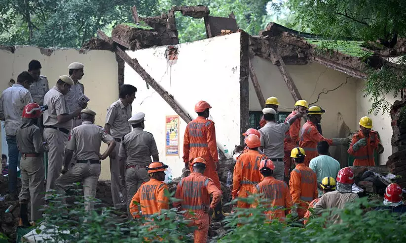 Dargah roof collapse