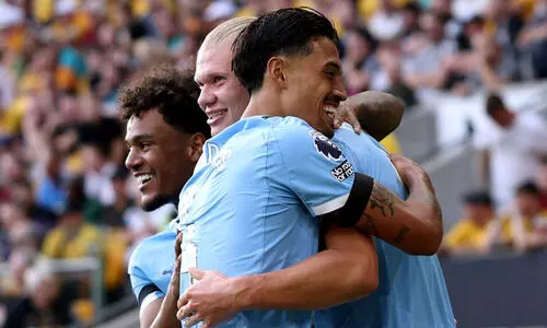 ഹാലണ്ടിന് ഇരട്ടഗോൾ, വരവറിയിച്ച് റെയിൻഡേഴ്സ്; നാലടിയിൽ വോൾവ്സിനെ തകർത്ത് സിറ്റി