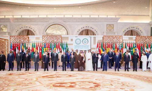 ‘ഗ്രേ​റ്റ​ർ ഇ​സ്രാ​യേ​ൽ’ പ്ര​സ്താ​വ​ന​യെ 31 അ​റ​ബ്, ഇ​സ്​​ലാ​മി​ക രാ​ജ്യ​ങ്ങ​ൾ അ​പ​ല​പി​ച്ചു