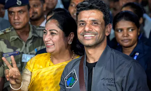 ശുഭാൻഷു ശുക്ല ഇന്ത്യയിൽ തിരിച്ചെത്തി