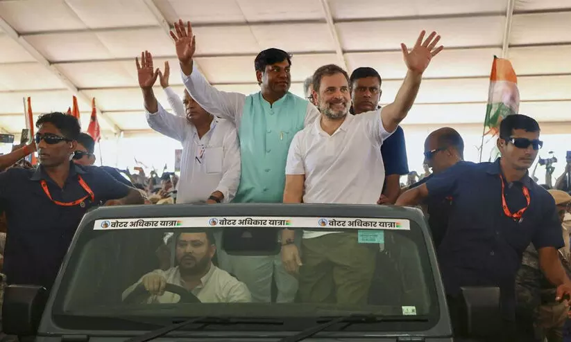 സ്വന്തം യാത്ര ഇൻഡ്യയുടേതാക്കി രാഹുൽ