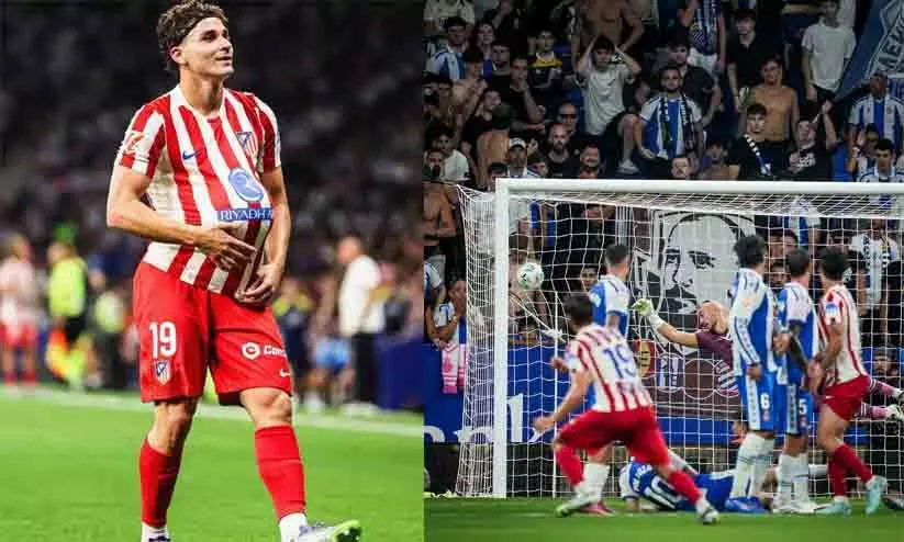 മിന്നും ഗോളുമായി അൽവാരസ്, അടിതെറ്റി അത്ലറ്റികോ മഡ്രിഡ്; എസ്പാന്യോളിനെതിരെ തോൽവി മിന്നും ഗോളുമായി അൽവാരസ്, അടിതെറ്റി അത്ലറ്റികോ മഡ്രിഡ്; എസ്പാന്യോളിനെതിരെ തോൽവി