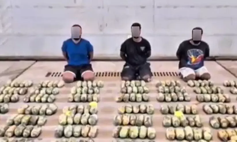 കുവൈത്തിലേക്ക് കടൽ വഴി മയക്കുമരുന്ന് കടത്താൻ ശ്രമം; മൂന്നു പേർ പിടിയിൽ