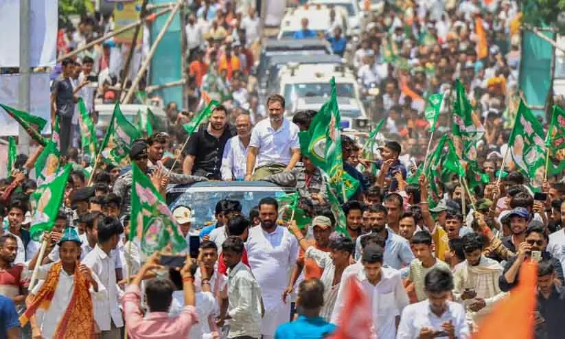പ്ര​തി​പ​ക്ഷം പോരാട്ടം നി​ർ​ത്തില്ല; വോ​ട്ടുകൊ​ള്ളക്കാർ അത് നി​ർ​ത്തേ​ണ്ടി വ​രും-രാ​ഹു​ൽ