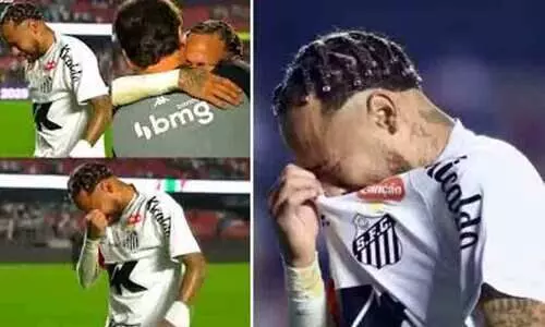 വൻ തോൽവി, കരഞ്ഞു തളർന്ന് നെയ്മർ; കോച്ചിനെ പുറത്താക്കി സാന്റോസ് -വിഡിയോ