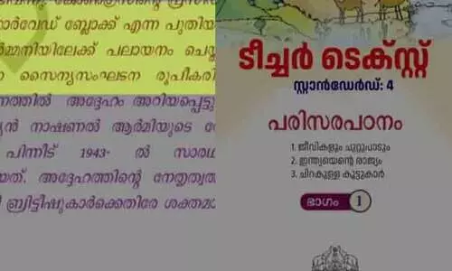 സുഭാഷ്​ ചന്ദ്രബോസിനെതിരായ പരാമർശം: പുസ്തക രചന സമിതിയിലെ 11 അംഗങ്ങളെ ഡീബാർ ചെയ്തു