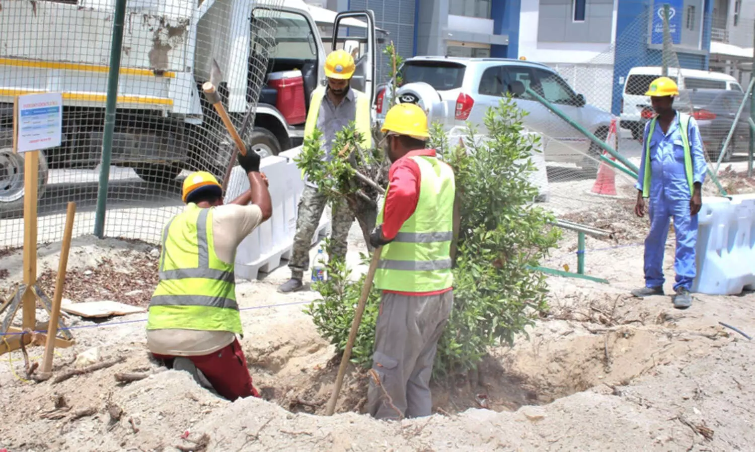 Those working outside Bahrain