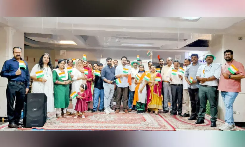 സ്വാ​ത​ന്ത്ര്യ​ദിനം വി​പു​ല​മാ​യി ആ​ഘോ​ഷി​ച്ച് മു​ഹ​റ​ഖ് മ​ല​യാ​ളി സ​മാ​ജം